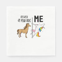 Other Unicorn 49 Year Olds Birthday And Me Gift Fo
