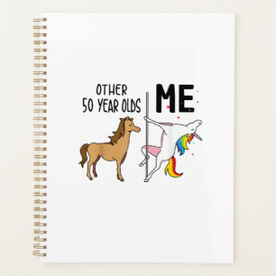 Other Unicorn 50 Year Olds Birthday And Me Gift Fo Planner