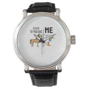 Other Unicorn 50 Year Olds Birthday And Me Gift Fo Watch