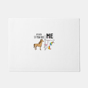 Other Unicorn 57 Year Olds Birthday And Me Gift Fo Doormat