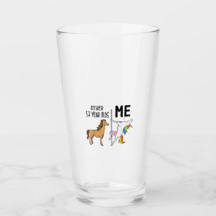 Other Unicorn 57 Year Olds Birthday And Me Gift Fo Glass