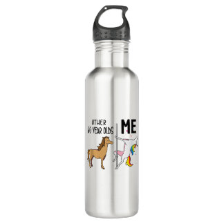 Other Unicorn 60 Year Olds Birthday And Me Gift Fo 710 Ml Water Bottle