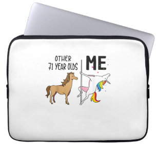 Other Unicorn 71 Year Olds Birthday And Me Gift Fo Laptop Sleeve