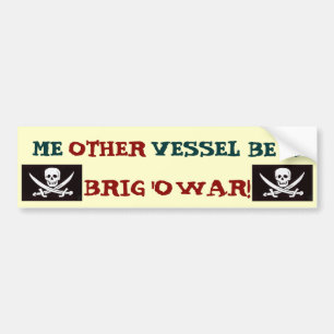 Other Vessel Pirate 2.0 Bumper Sticker
