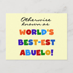 Otherwise Known as Best-est Abuelo Gifts Postcard