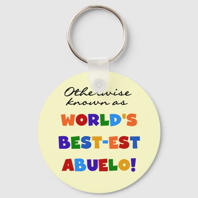 Otherwise Known As Best-est Abuelo Key Ring (Front)