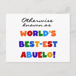 Otherwise Known As Best-est Abuelo Postcard