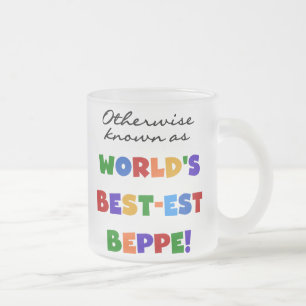 Otherwise Known as Best-est Beppe Frosted Glass Coffee Mug
