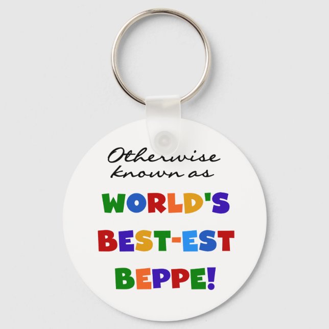 Otherwise Known as Best-est Beppe Key Ring (Front)