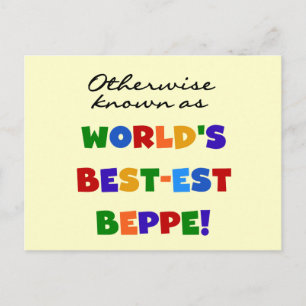 Otherwise Known as Best-est Beppe Postcard