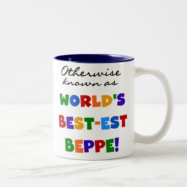 Otherwise Known as Best-est Beppe Two-Tone Coffee Mug (Right)