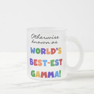Otherwise Known as Best-est Gamma Gifts Frosted Glass Coffee Mug
