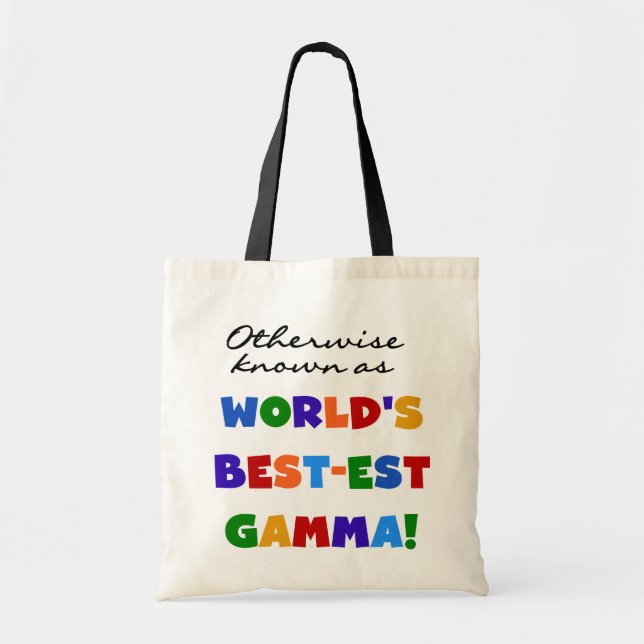 Otherwise Known as Best-est Gamma Gifts Tote Bag (Front)