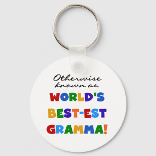Otherwise Known as Best-est Gramma T-shirts Key Ring
