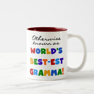 Otherwise Known as Best-est Gramma T-shirts Two-Tone Coffee Mug
