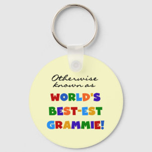 Otherwise Known as Best-est Grammie Gifts Key Ring