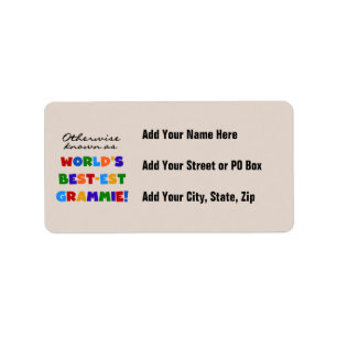 Otherwise Known as Best-est Grammie Gifts Label