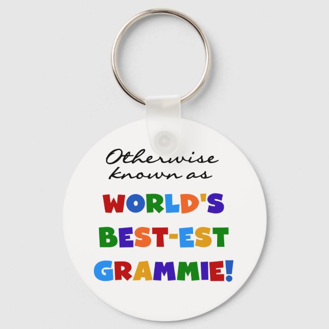 Otherwise Known as Best-est Grammie T-shirts Key Ring (Front)