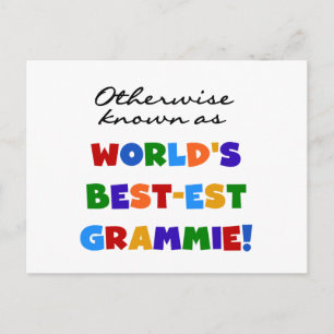 Otherwise Known as Best-est Grammie T-shirts Postcard