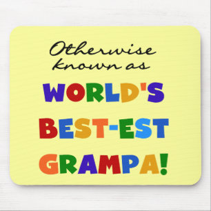 Otherwise Known as Best-est Grampa Tshirts Mouse Mat