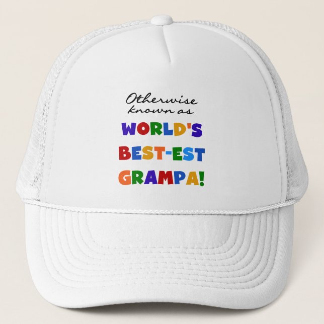 Otherwise Known as Best-est Grampa Tshirts Trucker Hat (Front)