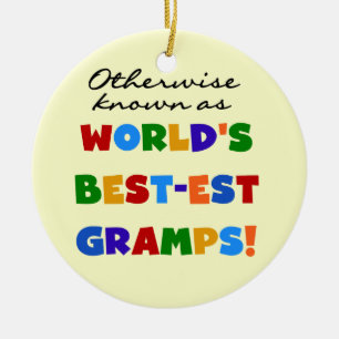 Otherwise Known as Best-est Gramps Ceramic Tree Decoration