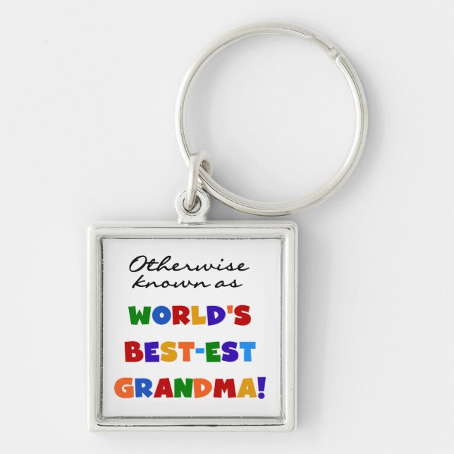 Otherwise Known as Best-est Grandma Gifts Key Ring (Front)