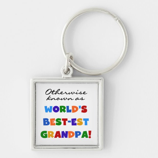 Otherwise Known as Best-est Grandpa Gifts Key Ring (Front)