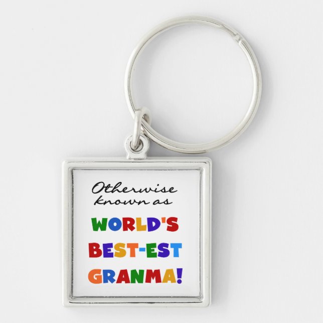 Otherwise Known as Best-est Granma Gifts Key Ring (Front)