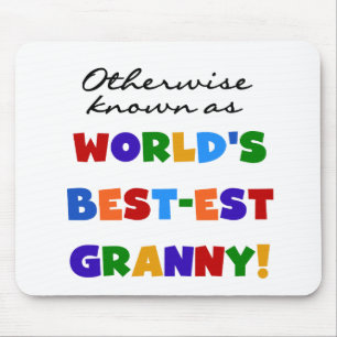 Otherwise Known as Best-est Granny Gifts Mouse Mat
