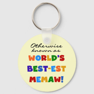 Otherwise Known as Best-est Memaw Tshirts Key Ring