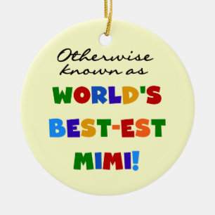 Otherwise Known as Best-est Mimi Gifts Ceramic Tree Decoration
