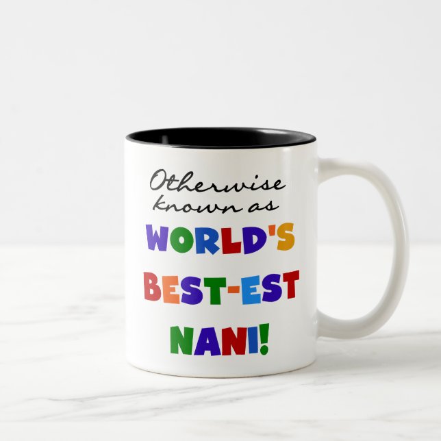 Otherwise Known as Best-est Nani Tshirts and GIfts Two-Tone Coffee Mug (Right)
