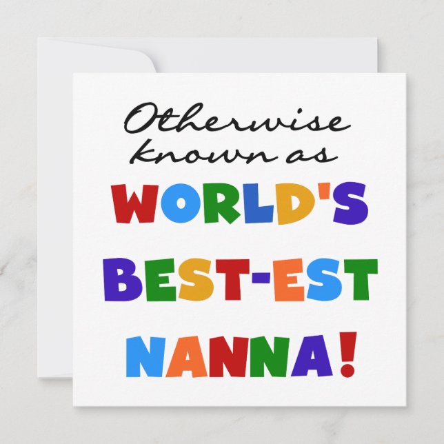 Otherwise Known as Best-est Nanna Gifts (Front)