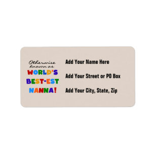 Otherwise Known as Best-est Nanna Gifts Label