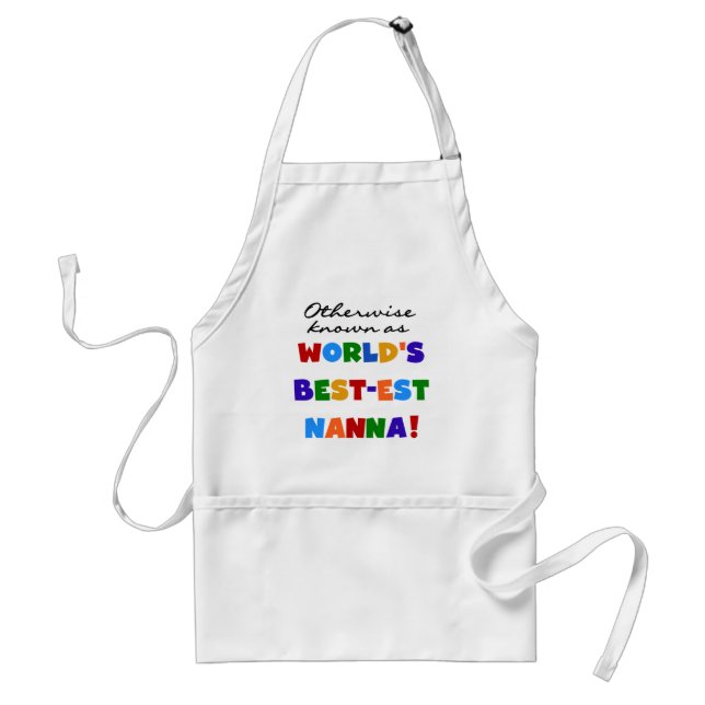 Otherwise Known as Best-est Nanna Gifts Standard Apron (Front)