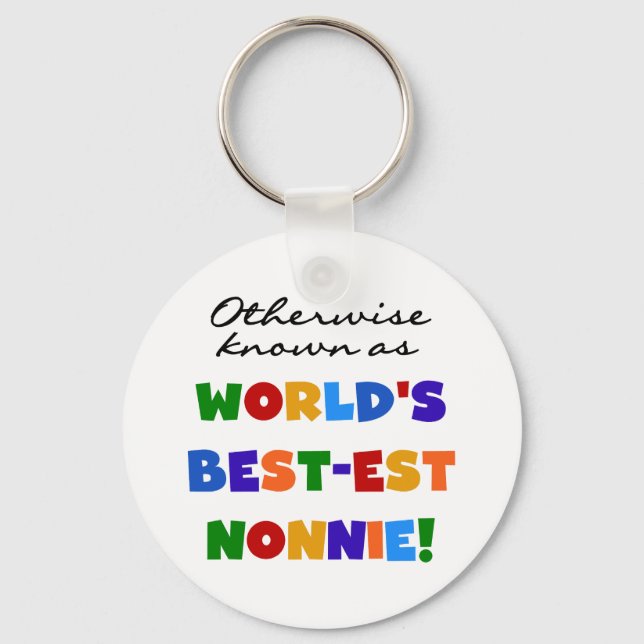 Otherwise Known as Best-est Nonnie Gifts Key Ring (Front)