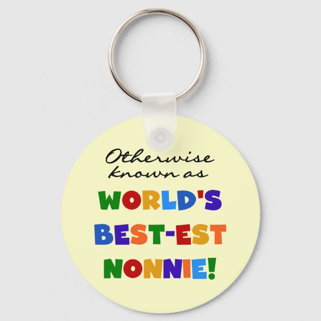 Otherwise Known as Best-est Nonnie Gifts Key Ring (Front)