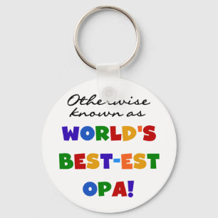 Otherwise Known as Best Opa T-shirts and Gifts Key Ring