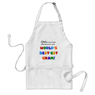 Otherwise Known as World's Best-est Gram Gifts Standard Apron