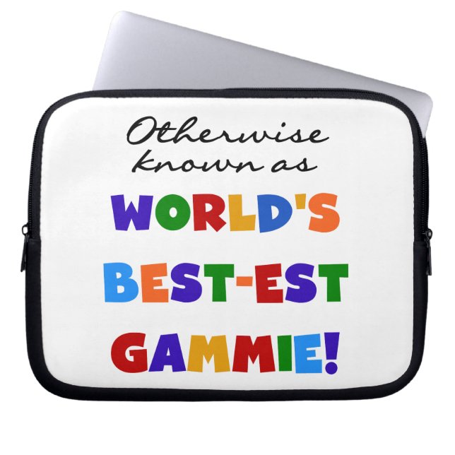 Otherwise Known Best-est Gammie Gifts Laptop Sleeve (Front)