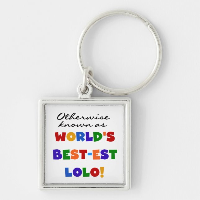 Otherwise Known Best-est Lolo T-shirts and Gifts Key Ring (Front)