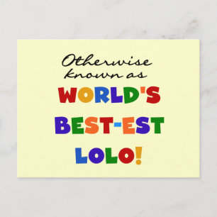 Otherwise Known Best-est Lolo T-shirts and Gifts Postcard