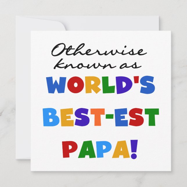 Otherwise Known Best-est Papa Tshirts and Gifts (Front)