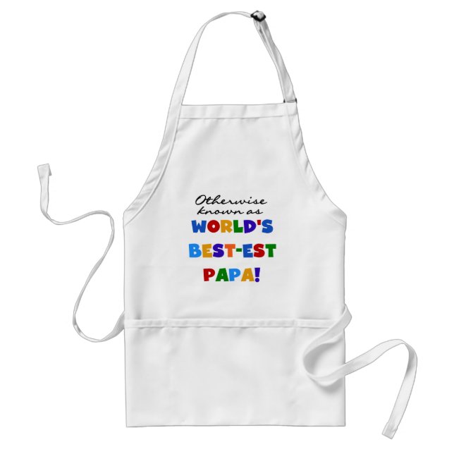 Otherwise Known Best-est Papa Tshirts and Gifts Standard Apron (Front)