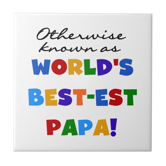 Otherwise Known Best-est Papa Tshirts and Gifts Tile (Front)