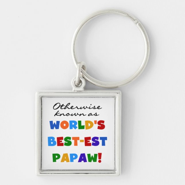 Otherwise Known Best-est Papaw T-shirts and Gifts Key Ring (Front)