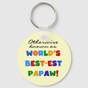 Otherwise Known Best-est Papaw T-shirts and Gifts Key Ring