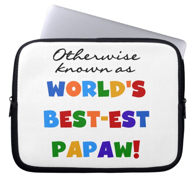 Otherwise Known Best-est Papaw T-shirts and Gifts Laptop Sleeve (Front)