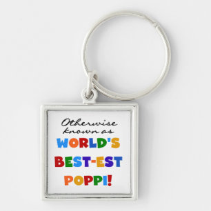 Otherwise Known Best-est Poppi T-shirts and Gifts Key Ring